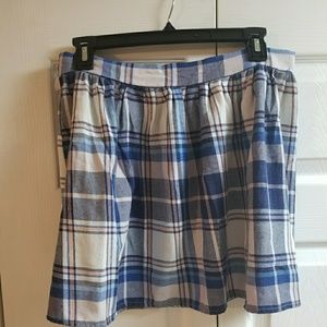 Plaid skirt